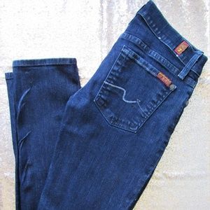 7 For All Mankind Roxanne Cut Skinny Jeans Size 27